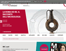 Tablet Screenshot of museiincomune.it